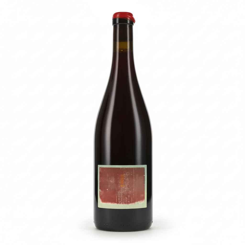 Bencze Birtok Autochton Rot BIO Weinflasche mit rotem Wein aus biologischer Produktion, Etikett mit Weinname auf schwarzem Hintergrund