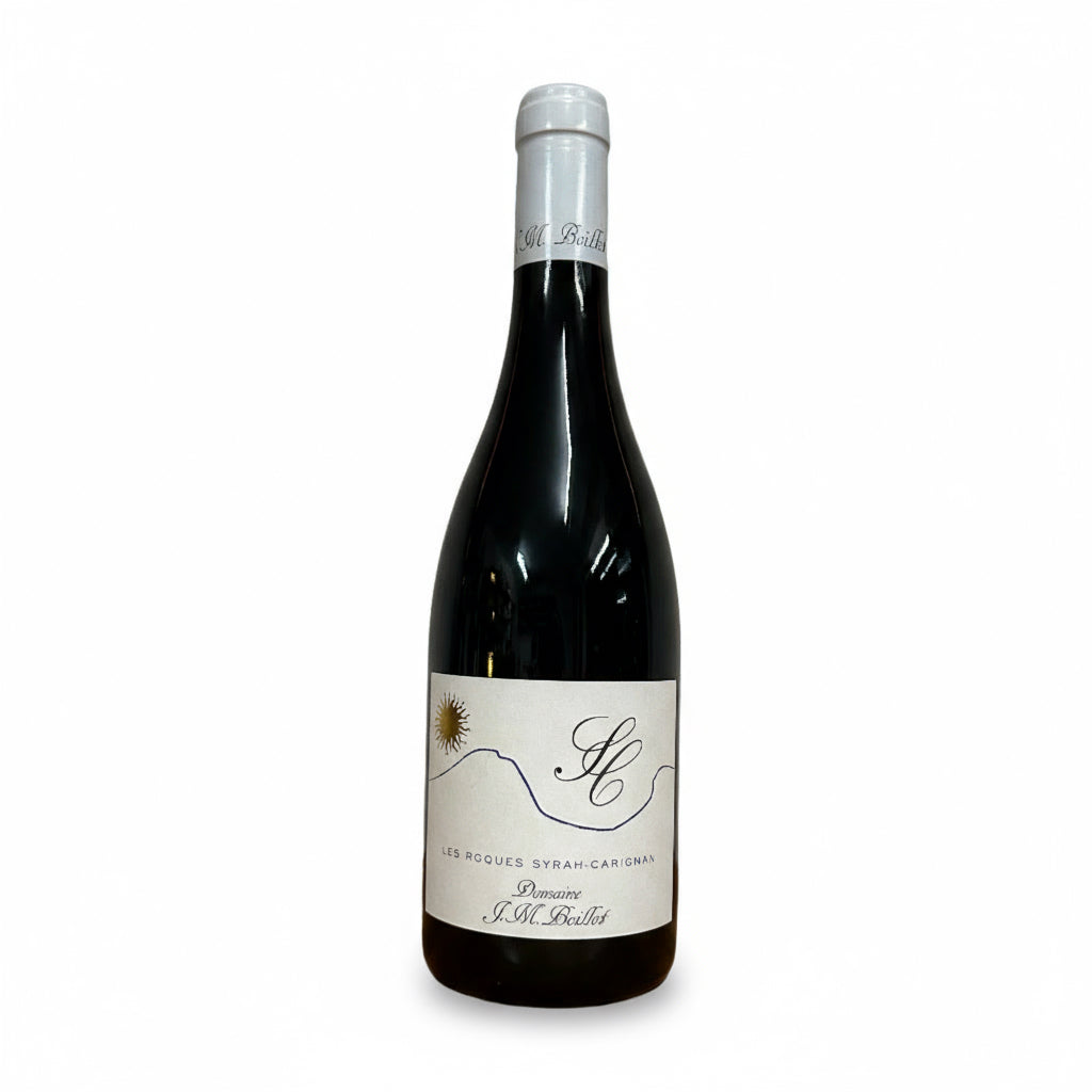 Domaine Jean-Marc Boillot Rotwein Domaine Les Roques 2020 in 0,75l Flasche, dunkle Weinflasche mit Etikett